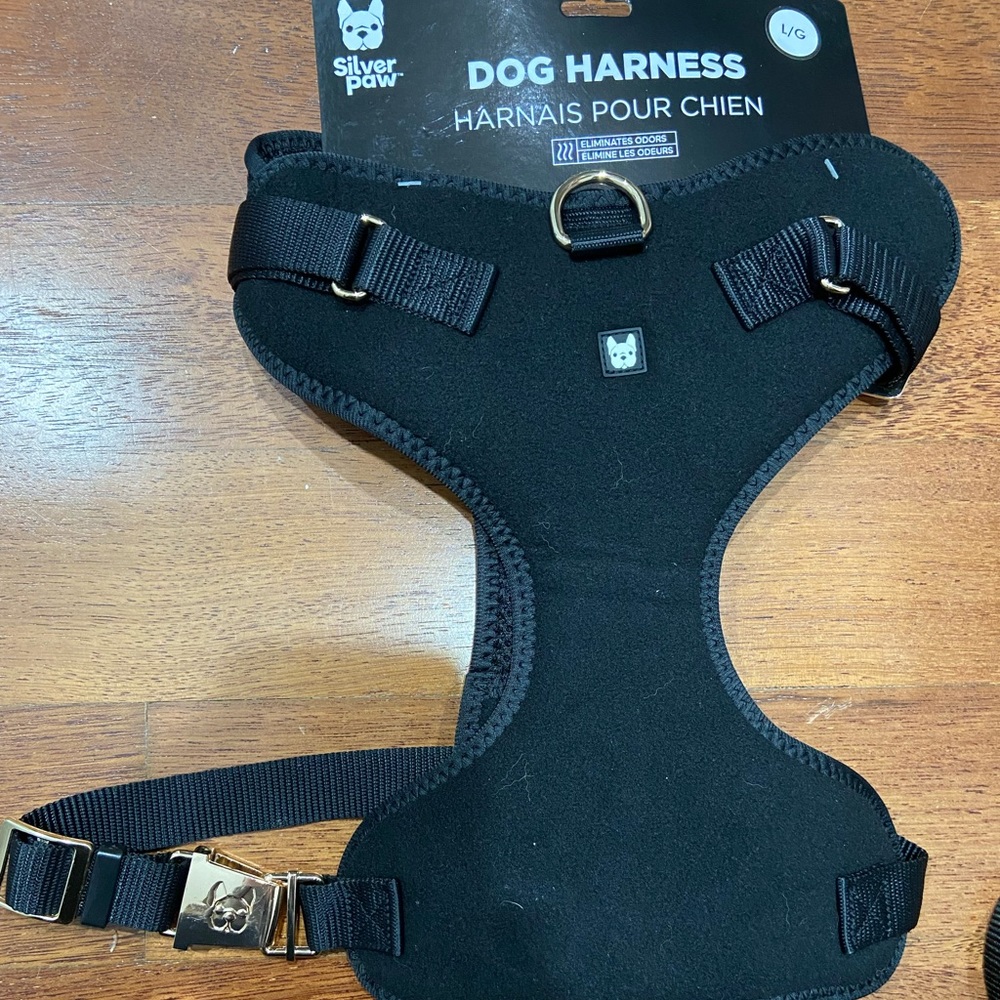 Silver paw harness size large